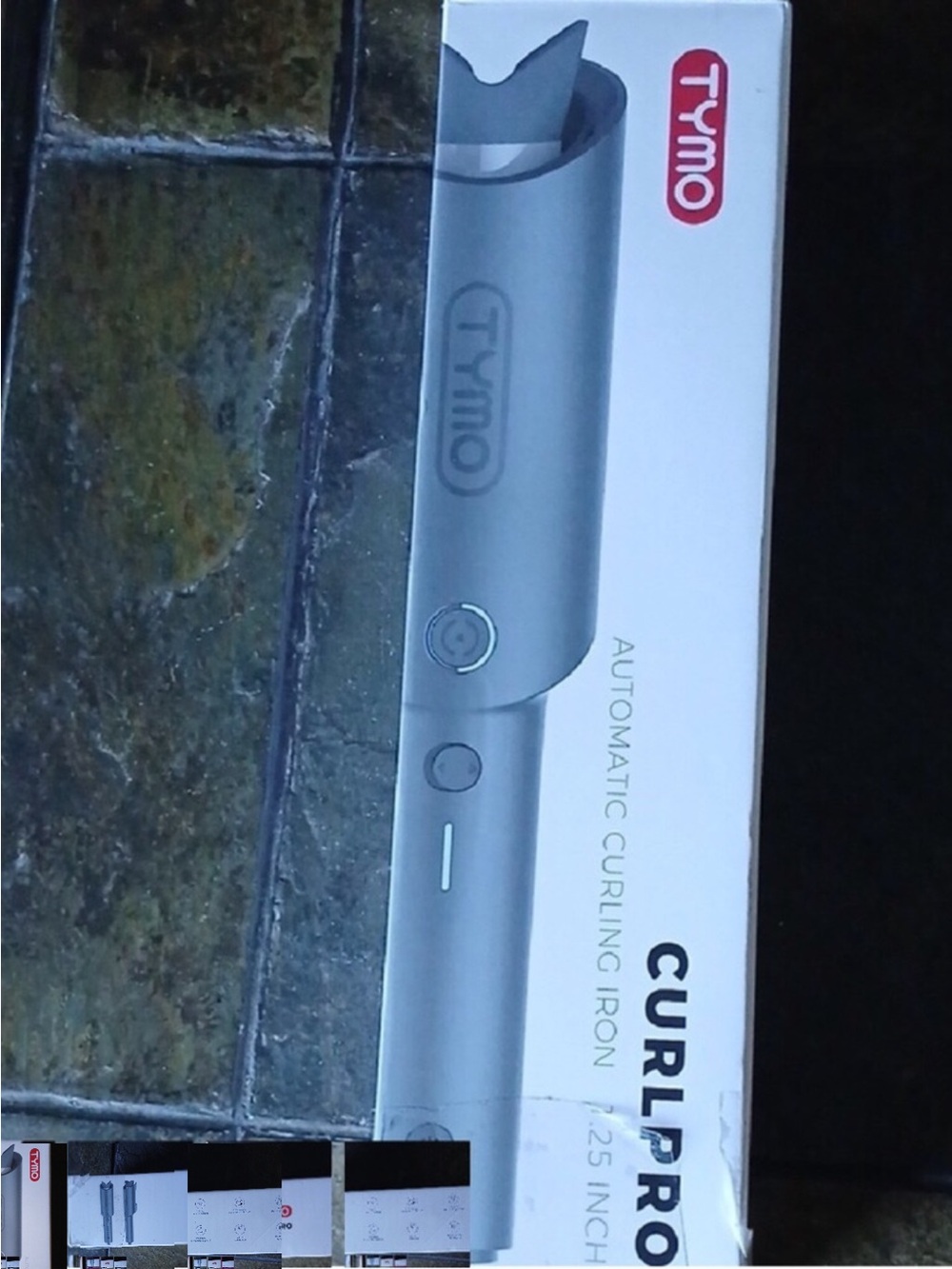 Tymo CurlPro Automatic Curling Iron - Silver. 1.25” inches.    D